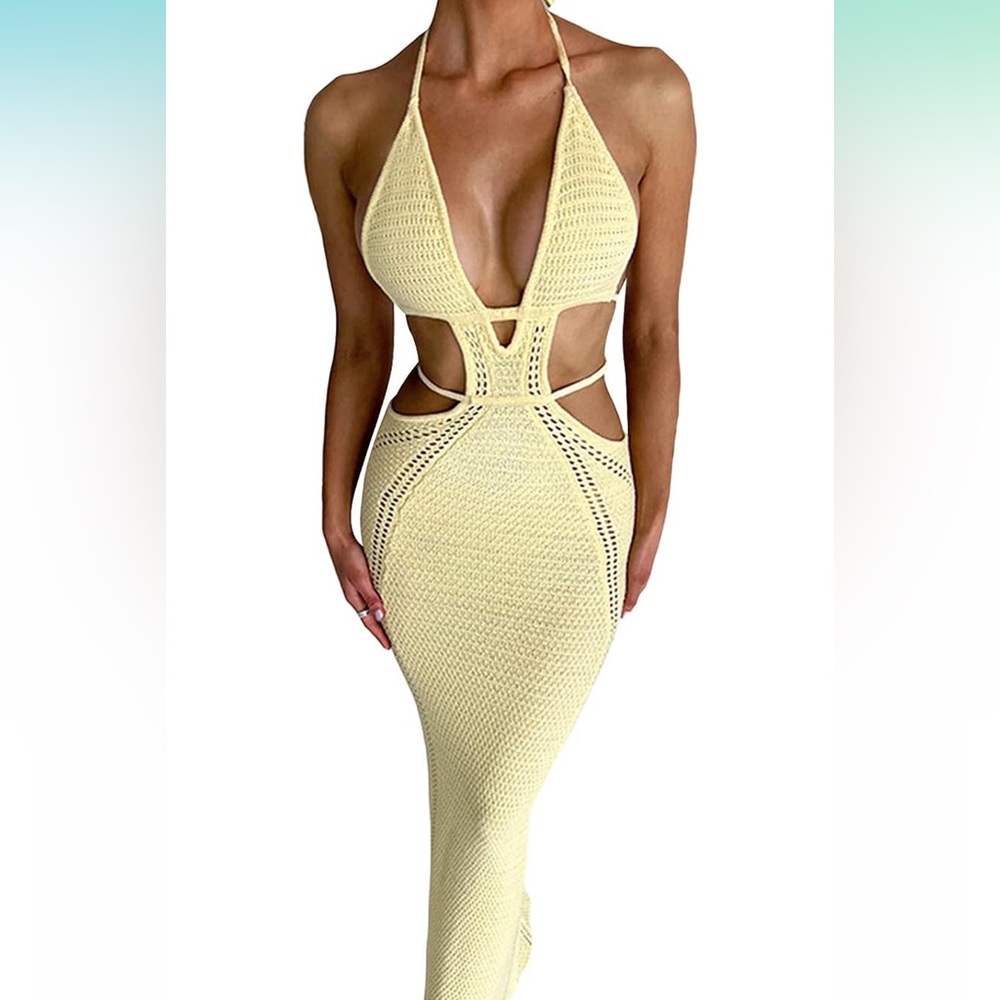 Bodycon Mini Dress Sleeveless Tie Backless